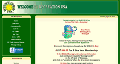 Desktop Screenshot of campingandcampgrounds.com